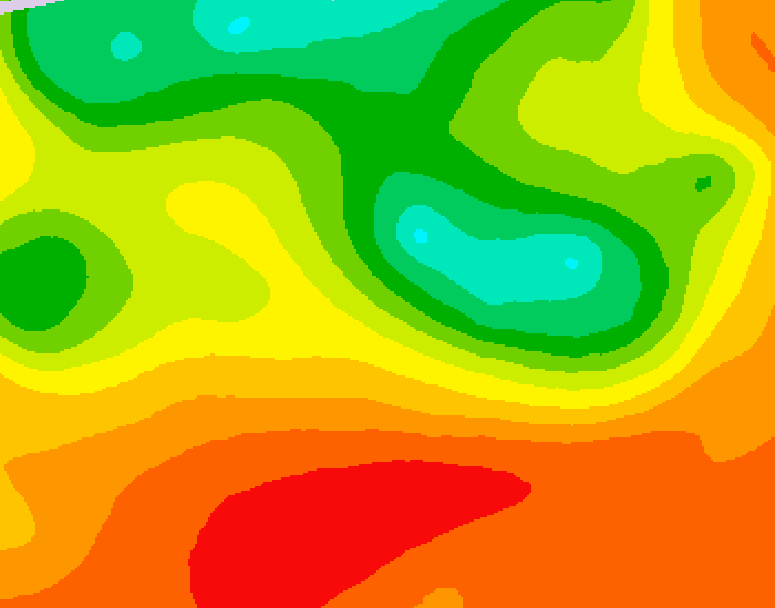 GDPS 500 millibar geopotential height 180 hour forecast chart for Canada based on 2026/07/07 1200Z data