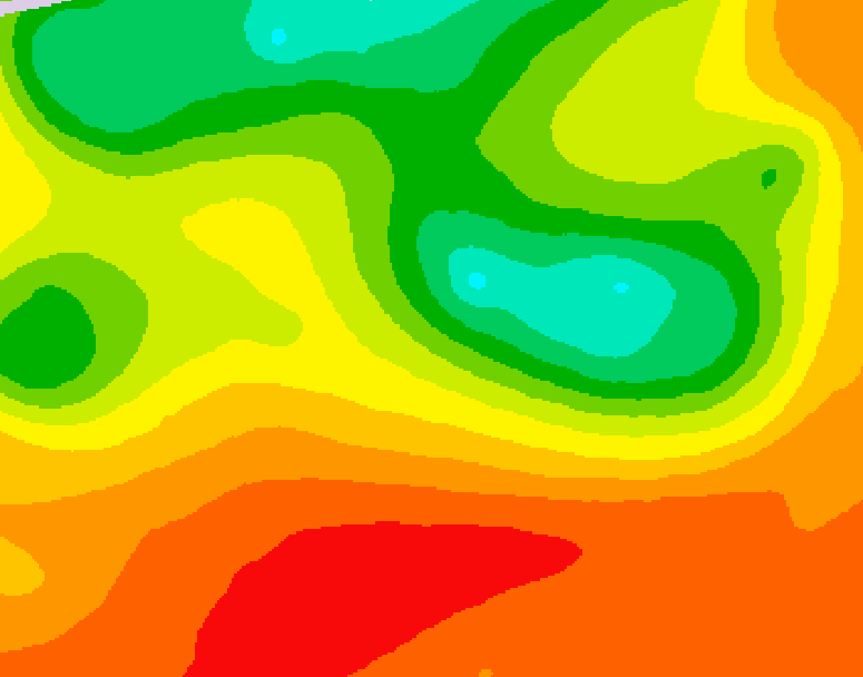 GDPS 500 millibar geopotential height 186 hour forecast chart for Canada based on 2026/07/07 1200Z data