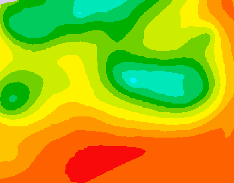 GDPS 500 millibar geopotential height 192 hour forecast chart for Canada based on 2026/07/07 1200Z data