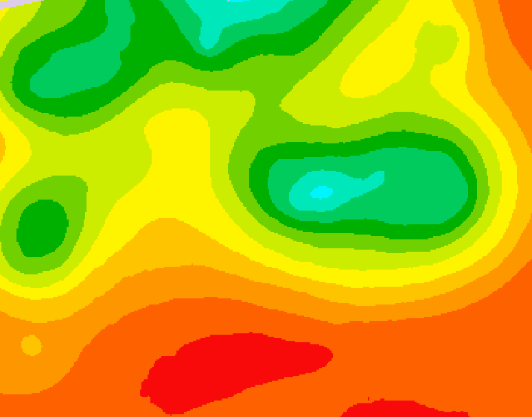 GDPS 500 millibar geopotential height 204 hour forecast chart for Canada based on 2026/07/07 1200Z data