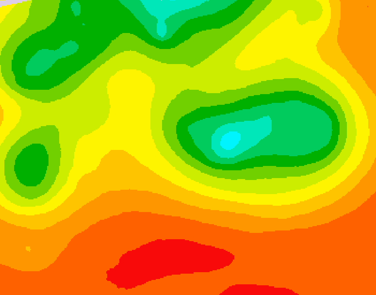 GDPS 500 millibar geopotential height 210 hour forecast chart for Canada based on 2026/07/07 1200Z data