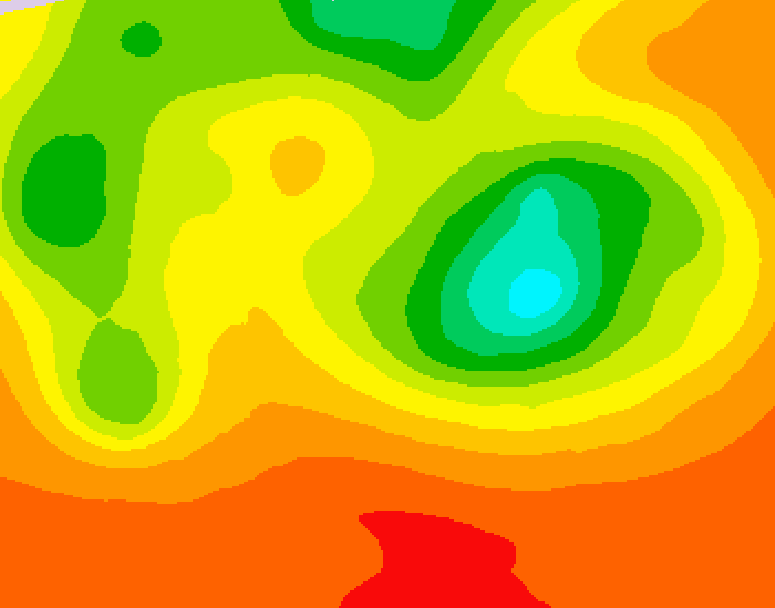 GDPS 500 millibar geopotential height 234 hour forecast chart for Canada based on 2026/07/07 1200Z data