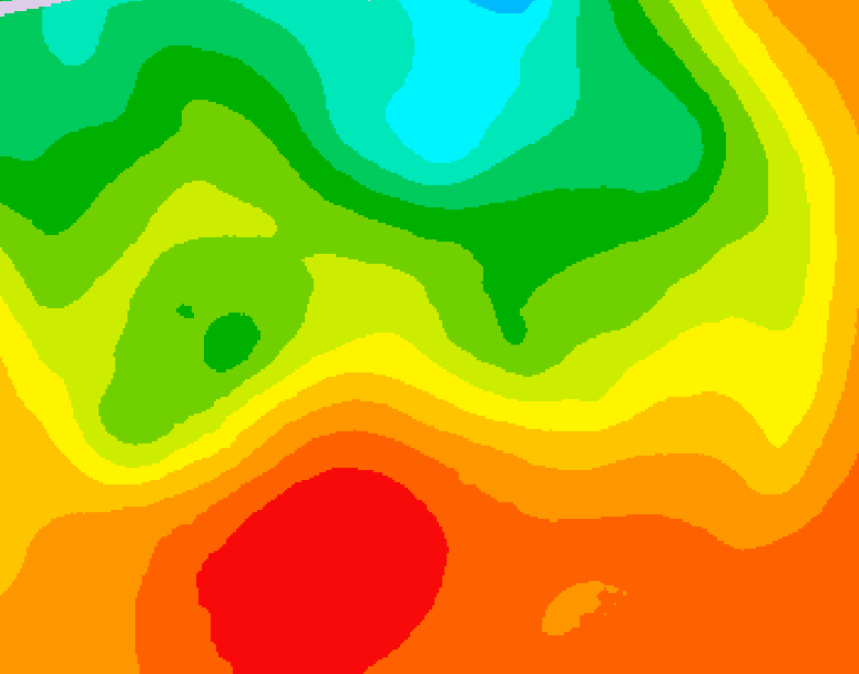 GDPS 500 millibar geopotential height 120 hour forecast chart for Canada based on 2026/07/08 0000Z data