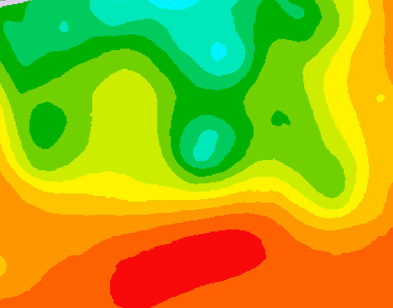 GDPS 500 millibar geopotential height 168 hour forecast chart for Canada based on 2026/07/08 0000Z data