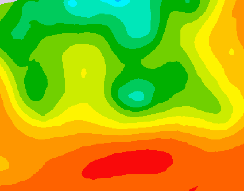 GDPS 500 millibar geopotential height 180 hour forecast chart for Canada based on 2026/07/08 0000Z data