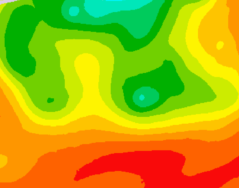 GDPS 500 millibar geopotential height 192 hour forecast chart for Canada based on 2026/07/08 0000Z data