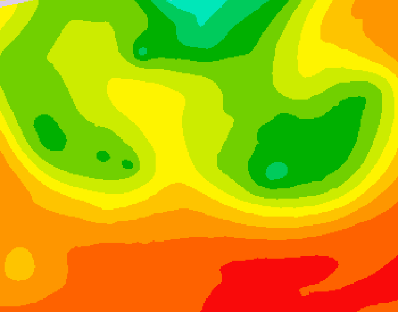 GDPS 500 millibar geopotential height 216 hour forecast chart for Canada based on 2026/07/08 0000Z data