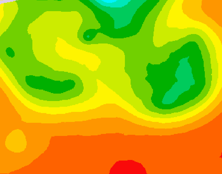 GDPS 500 millibar geopotential height 228 hour forecast chart for Canada based on 2026/07/08 0000Z data