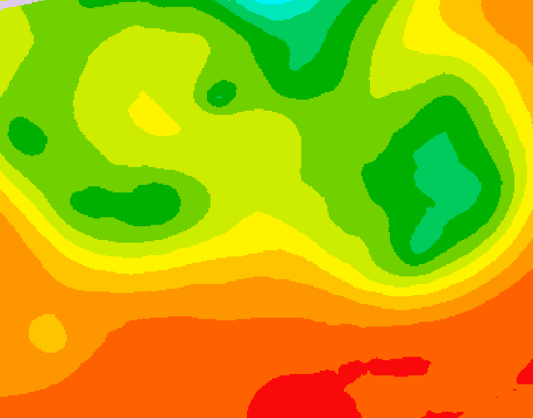 GDPS 500 millibar geopotential height 234 hour forecast chart for Canada based on 2026/07/08 0000Z data