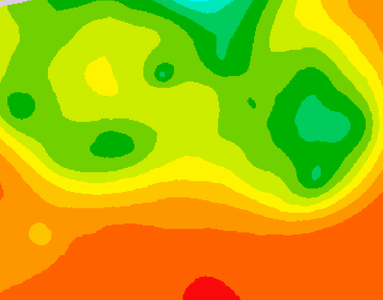 GDPS 500 millibar geopotential height 240 hour forecast chart for Canada based on 2026/07/08 0000Z data