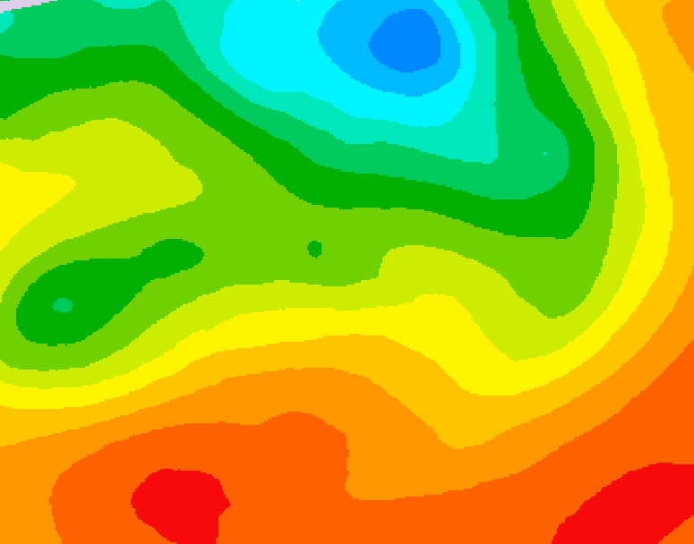 GDPS 500 millibar geopotential height 072 hour forecast chart for Canada based on 2026/07/08 1200Z data