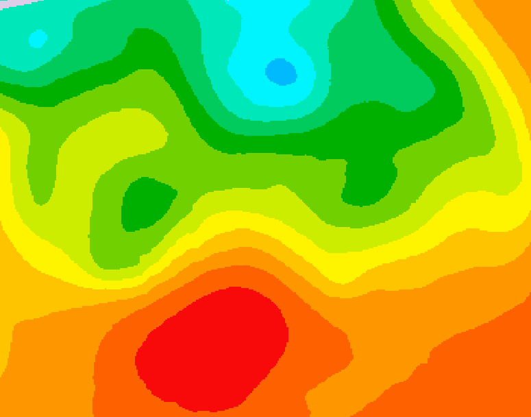 GDPS 500 millibar geopotential height 120 hour forecast chart for Canada based on 2026/07/08 1200Z data