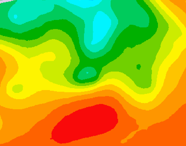 GDPS 500 millibar geopotential height 144 hour forecast chart for Canada based on 2026/07/08 1200Z data