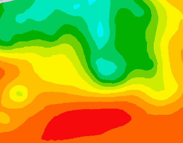 GDPS 500 millibar geopotential height 162 hour forecast chart for Canada based on 2026/07/08 1200Z data