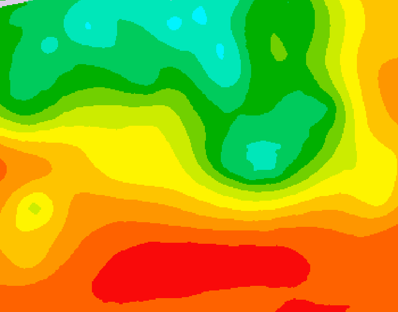GDPS 500 millibar geopotential height 174 hour forecast chart for Canada based on 2026/07/08 1200Z data