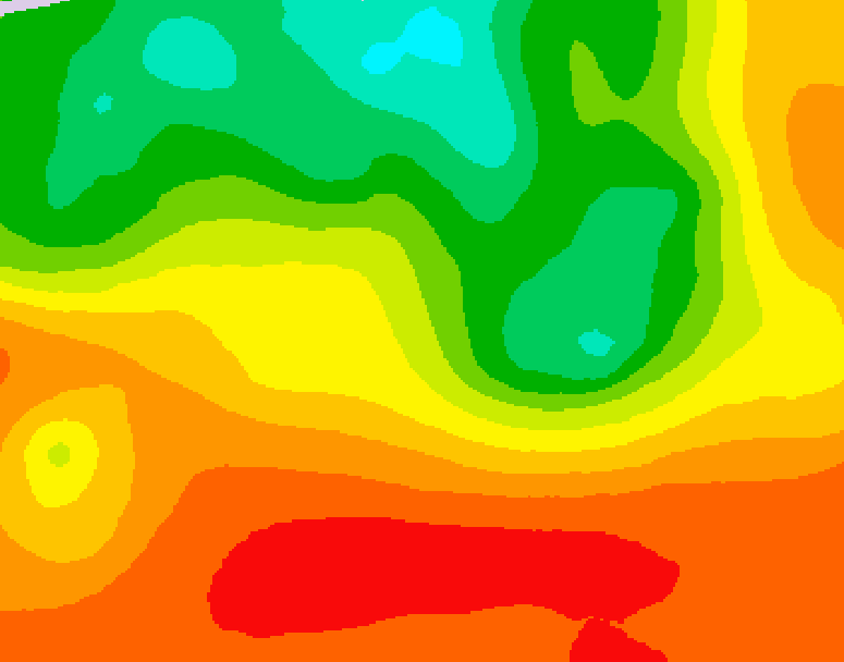 GDPS 500 millibar geopotential height 180 hour forecast chart for Canada based on 2026/07/08 1200Z data