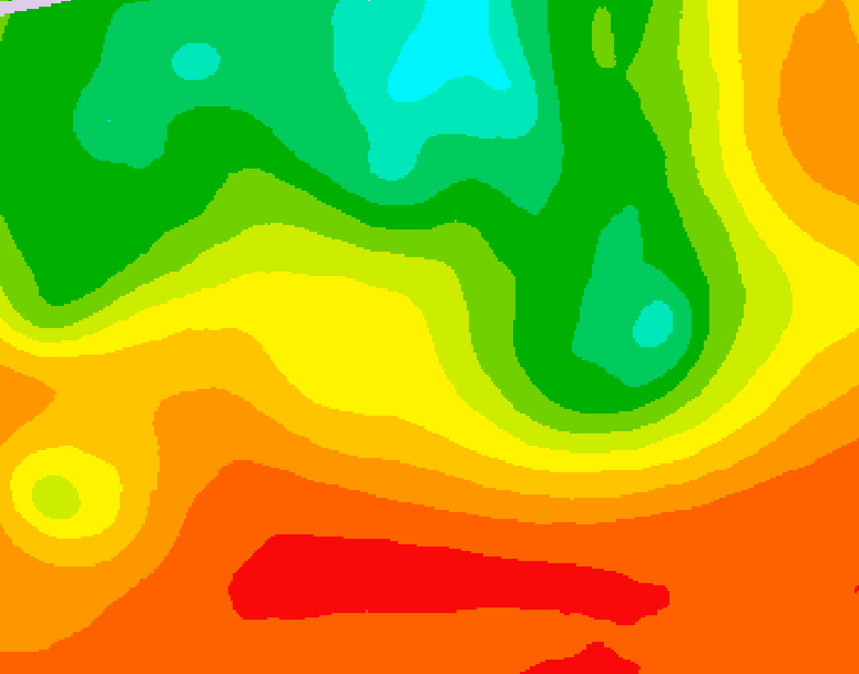 GDPS 500 millibar geopotential height 192 hour forecast chart for Canada based on 2026/07/08 1200Z data