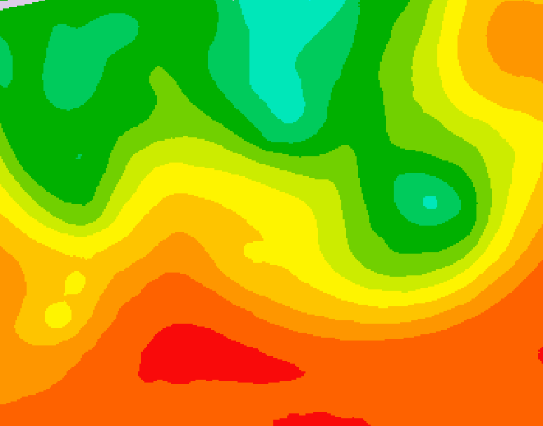 GDPS 500 millibar geopotential height 210 hour forecast chart for Canada based on 2026/07/08 1200Z data