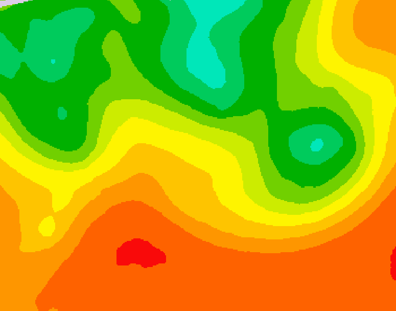 GDPS 500 millibar geopotential height 216 hour forecast chart for Canada based on 2026/07/08 1200Z data