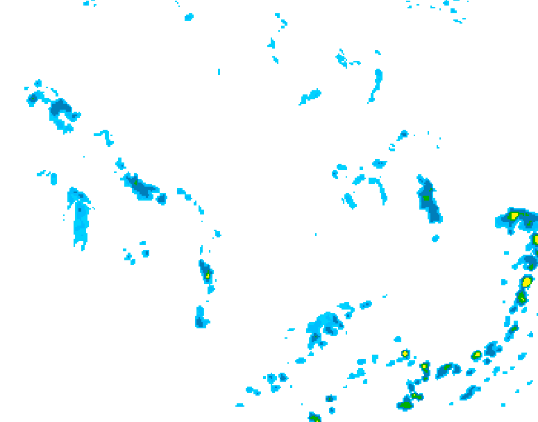 GDPS precipitation 024 hour forecast chart for Canada based on 2026/07/08 1200Z data