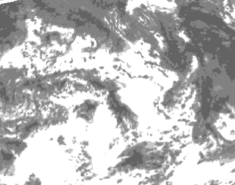 GDPS total cloud 060 hour forecast chart for Canada based on 2026/07/08 1200Z data