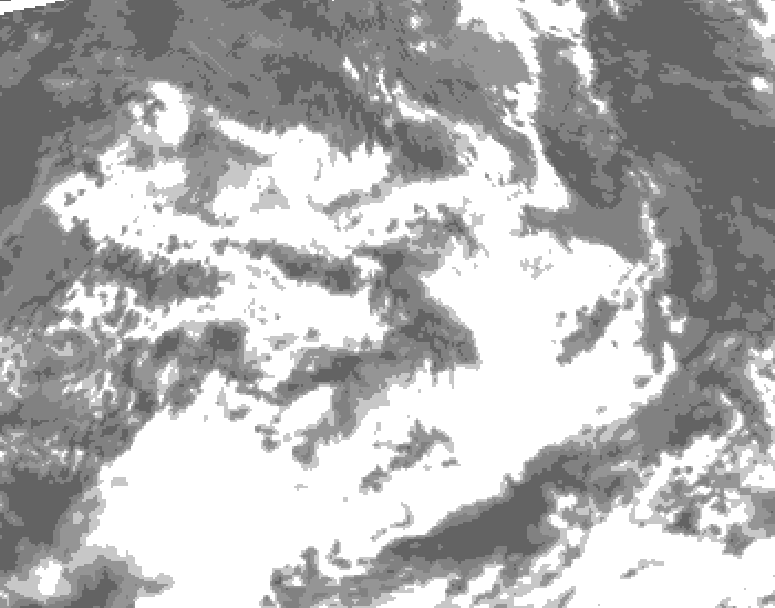 GDPS total cloud 072 hour forecast chart for Canada based on 2026/07/08 1200Z data