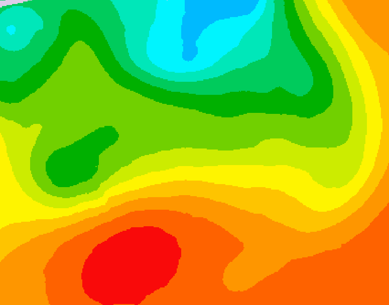 GDPS 500 millibar geopotential height 084 hour forecast chart for Canada based on 2026/07/09 0000Z data