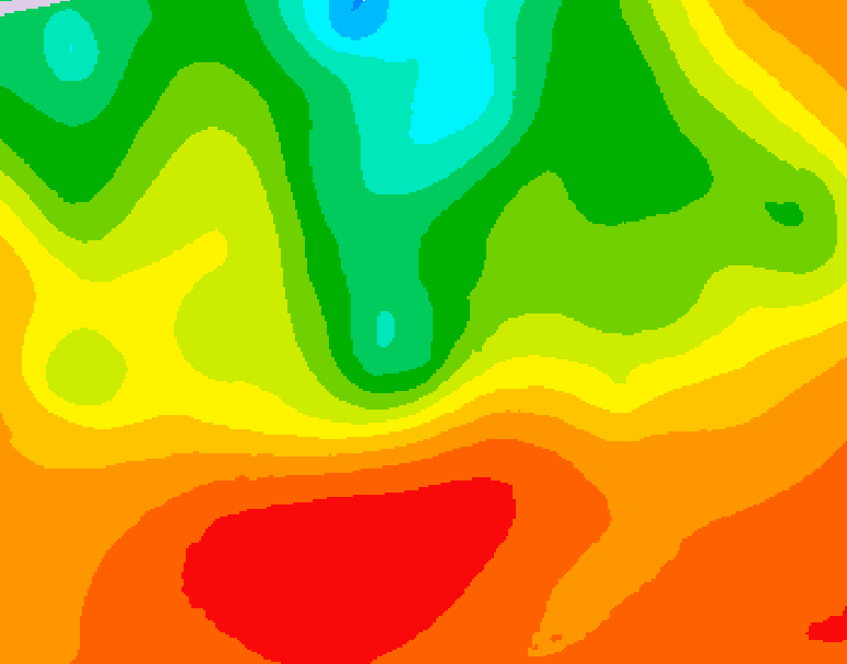 GDPS 500 millibar geopotential height 120 hour forecast chart for Canada based on 2026/07/09 0000Z data