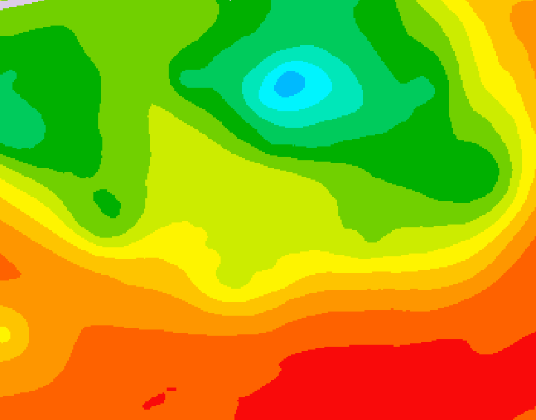 GDPS 500 millibar geopotential height 210 hour forecast chart for Canada based on 2026/07/09 0000Z data