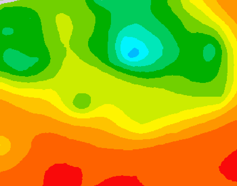 GDPS 500 millibar geopotential height 234 hour forecast chart for Canada based on 2026/07/09 0000Z data