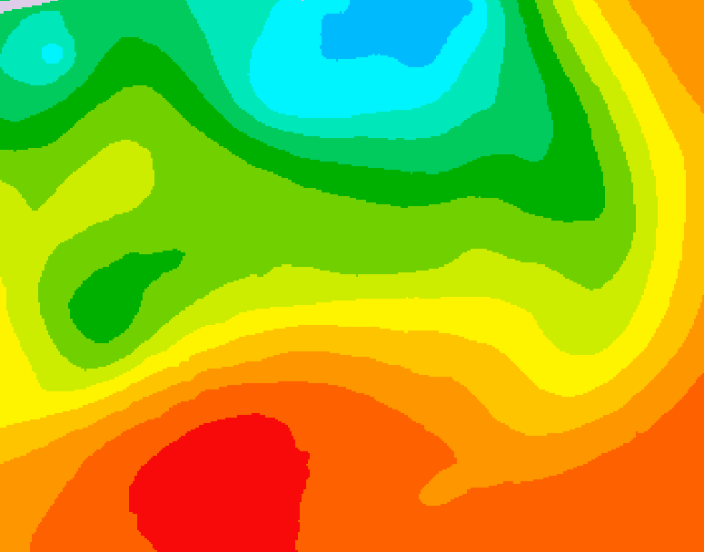 GDPS 500 millibar geopotential height 066 hour forecast chart for Canada based on 2026/07/09 1200Z data