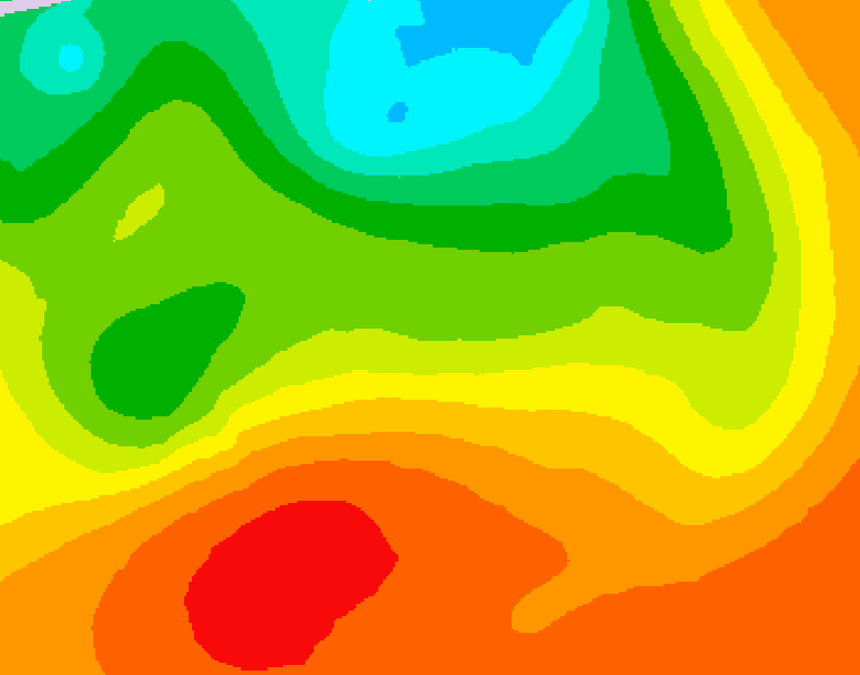 GDPS 500 millibar geopotential height 072 hour forecast chart for Canada based on 2026/07/09 1200Z data