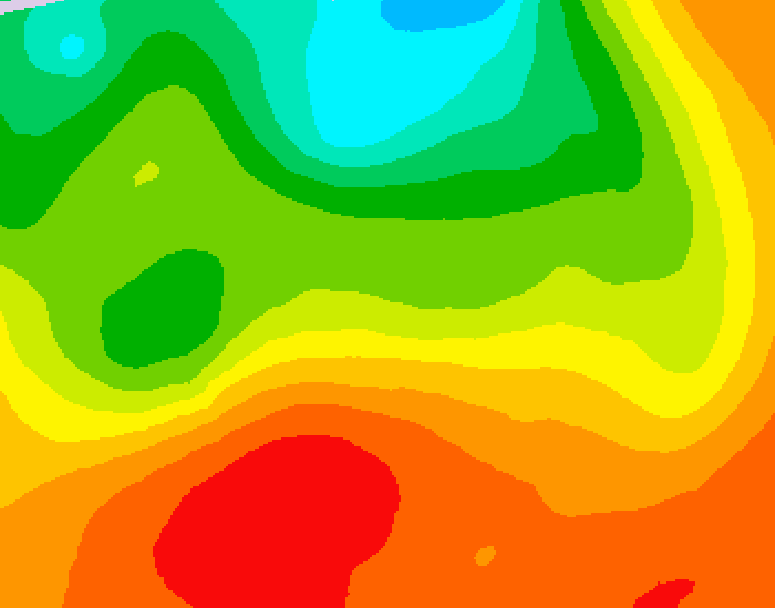GDPS 500 millibar geopotential height 078 hour forecast chart for Canada based on 2026/07/09 1200Z data