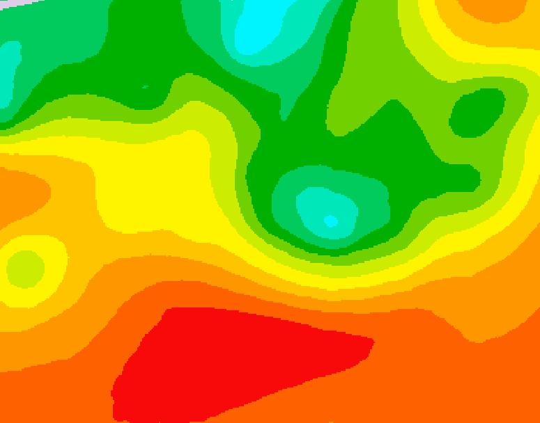 GDPS 500 millibar geopotential height 138 hour forecast chart for Canada based on 2026/07/09 1200Z data