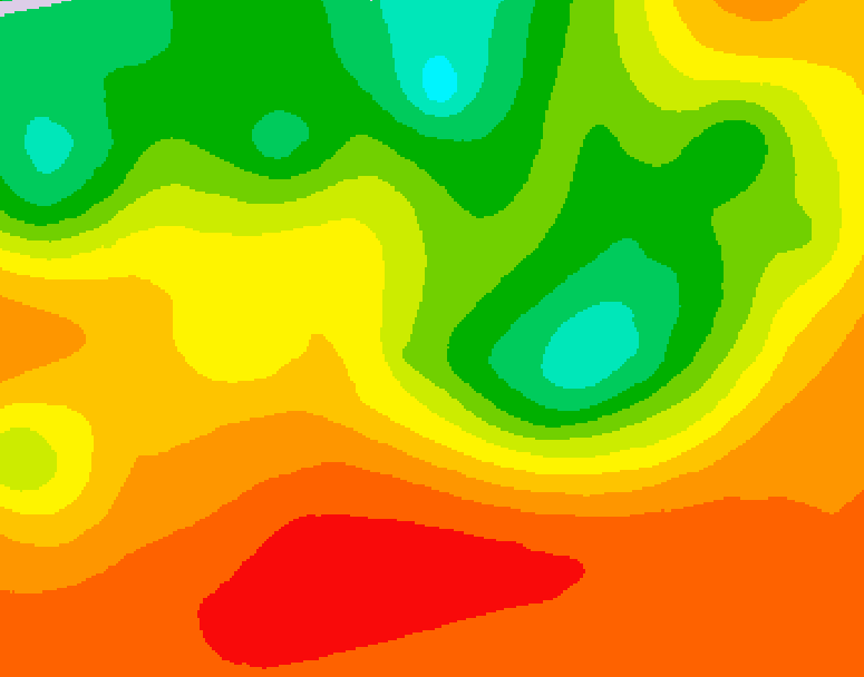GDPS 500 millibar geopotential height 150 hour forecast chart for Canada based on 2026/07/09 1200Z data