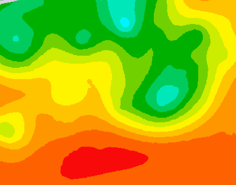 GDPS 500 millibar geopotential height 156 hour forecast chart for Canada based on 2026/07/09 1200Z data
