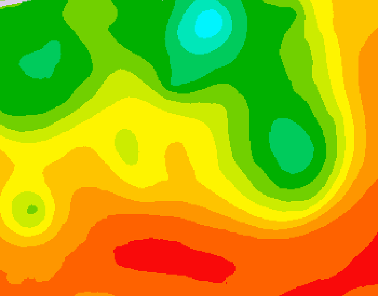 GDPS 500 millibar geopotential height 180 hour forecast chart for Canada based on 2026/07/09 1200Z data