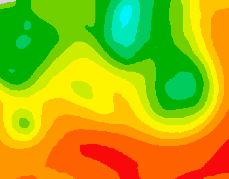 GDPS 500 millibar geopotential height 192 hour forecast chart for Canada based on 2026/07/09 1200Z data