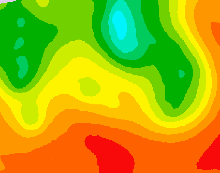 GDPS 500 millibar geopotential height 204 hour forecast chart for Canada based on 2026/07/09 1200Z data