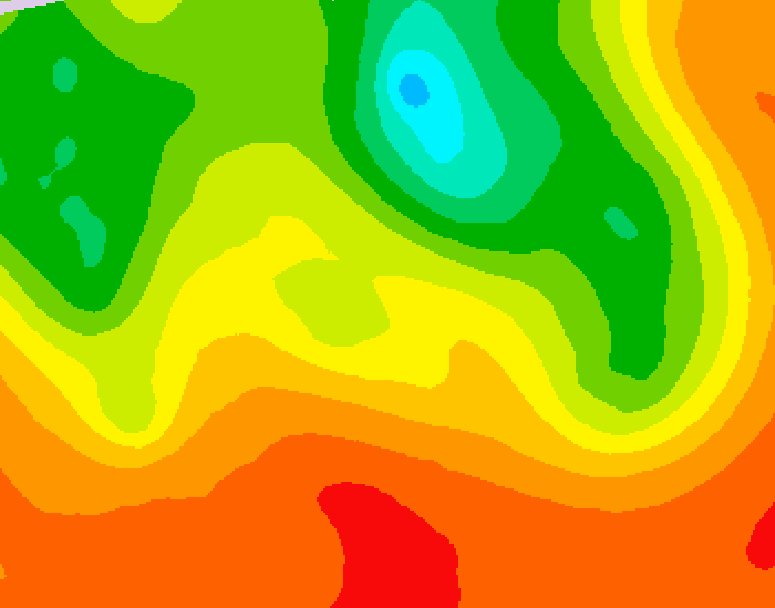 GDPS 500 millibar geopotential height 210 hour forecast chart for Canada based on 2026/07/09 1200Z data
