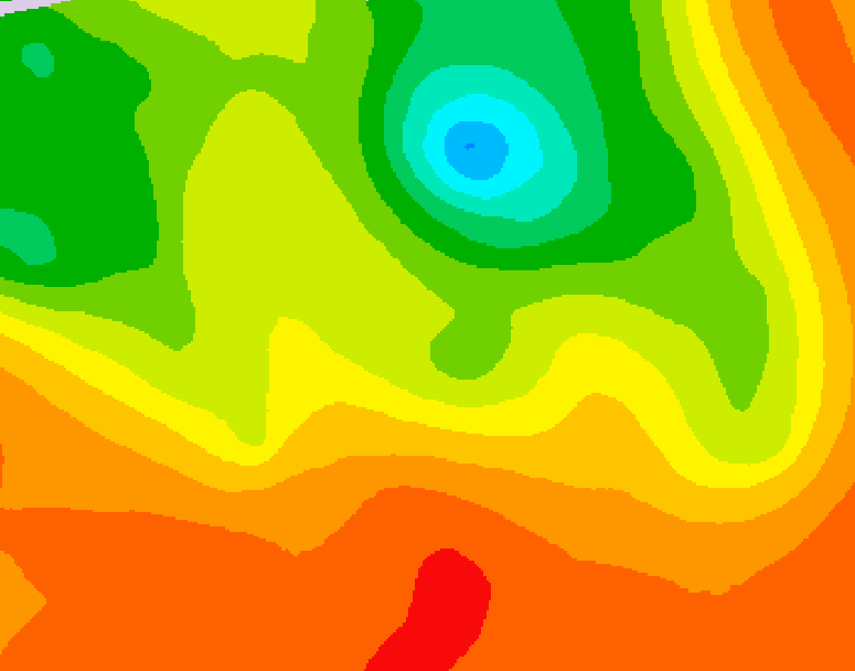 GDPS 500 millibar geopotential height 228 hour forecast chart for Canada based on 2026/07/09 1200Z data