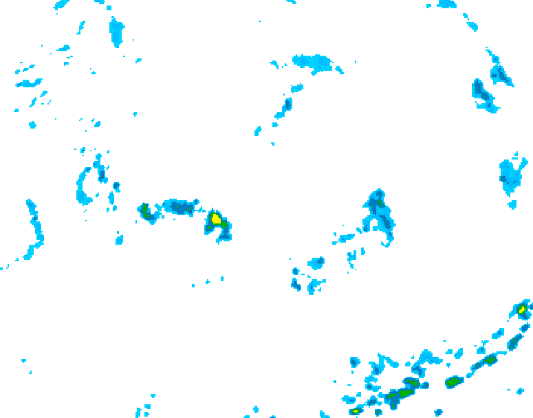 GDPS precipitation 090 hour forecast chart for Canada based on 2026/07/09 1200Z data