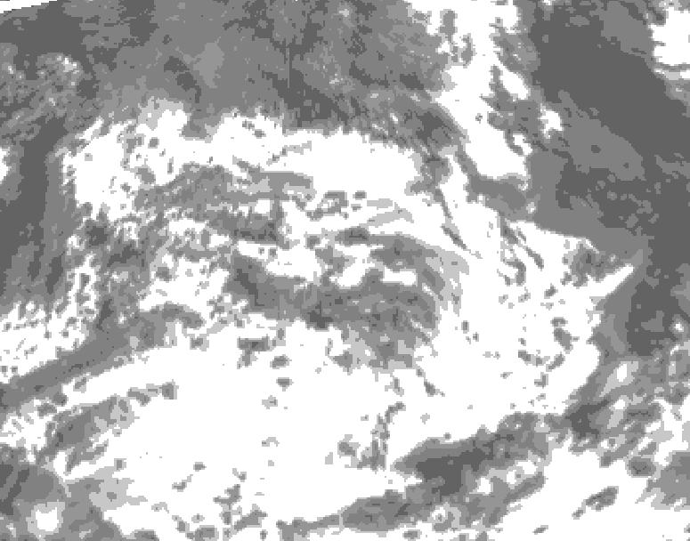 GDPS total cloud 060 hour forecast chart for Canada based on 2026/07/09 1200Z data