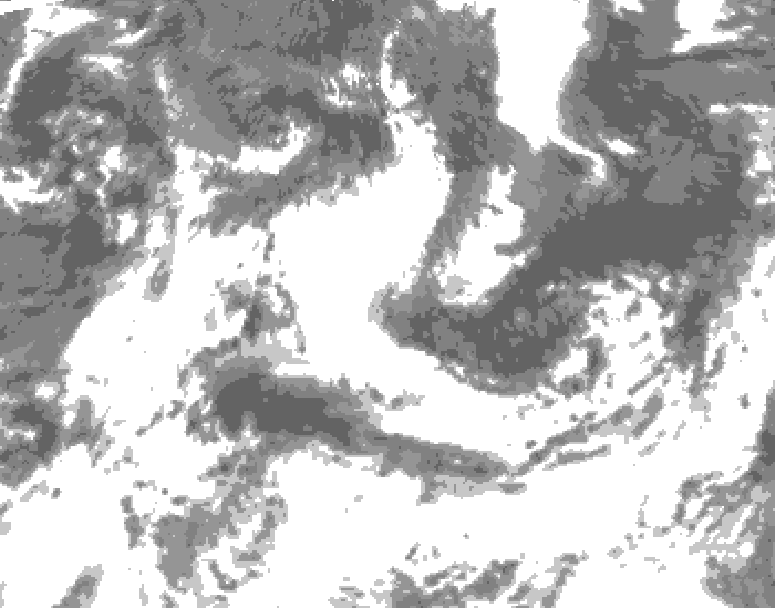 GDPS total cloud 156 hour forecast chart for Canada based on 2026/07/09 1200Z data