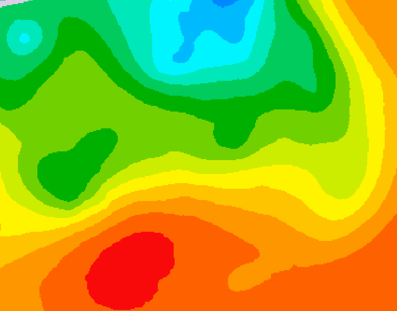 GDPS 500 millibar geopotential height 060 hour forecast chart for Canada based on 2026/07/10 0000Z data