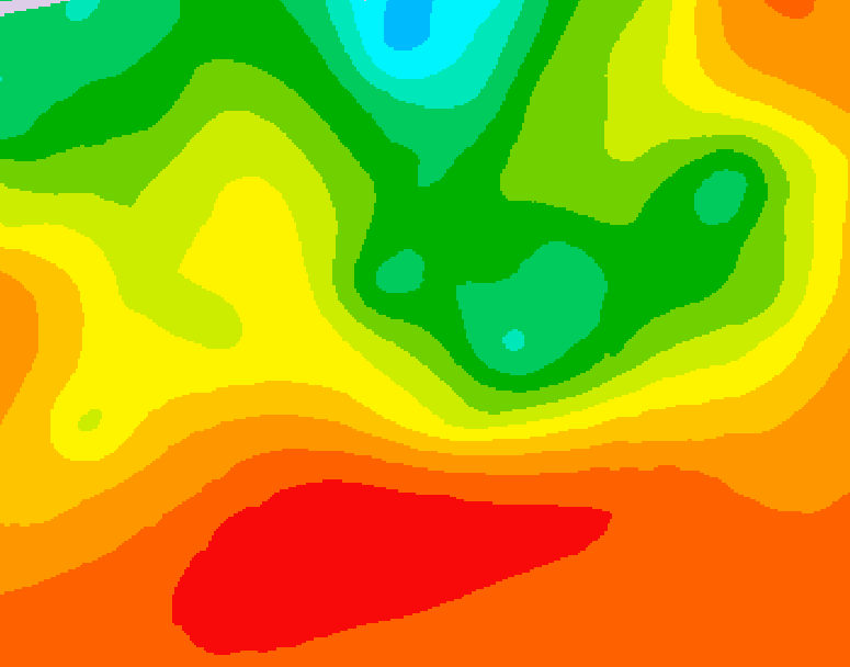 GDPS 500 millibar geopotential height 120 hour forecast chart for Canada based on 2026/07/10 0000Z data