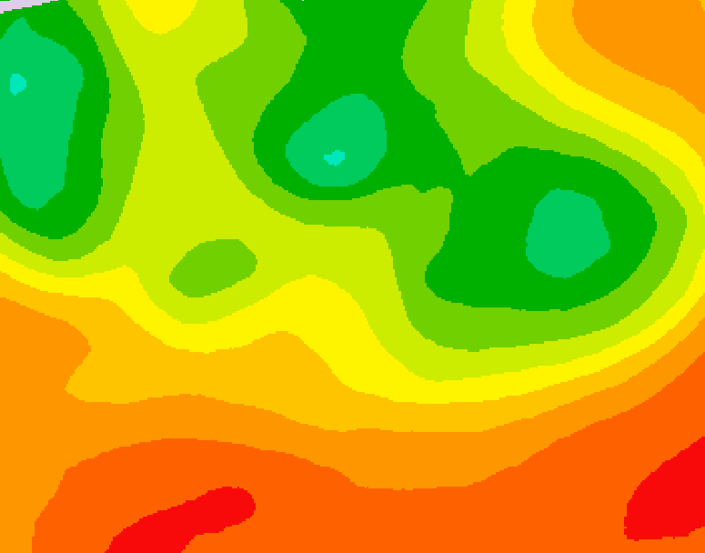 GDPS 500 millibar geopotential height 234 hour forecast chart for Canada based on 2026/07/10 0000Z data