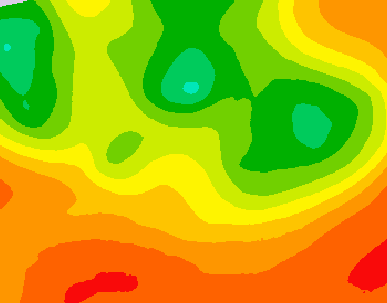 GDPS 500 millibar geopotential height 240 hour forecast chart for Canada based on 2026/07/10 0000Z data