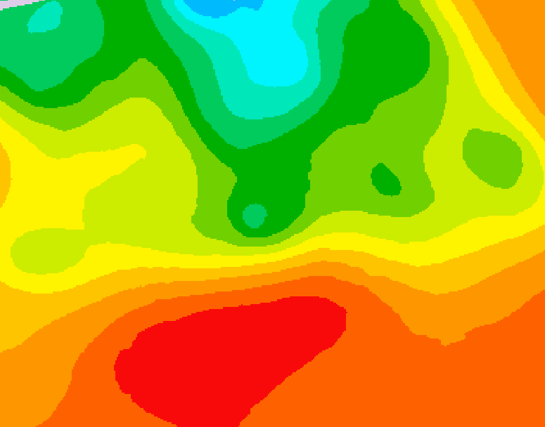 GDPS 500 millibar geopotential height 084 hour forecast chart for Canada based on 2026/07/10 1200Z data