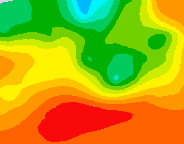 GDPS 500 millibar geopotential height 108 hour forecast chart for Canada based on 2026/07/10 1200Z data